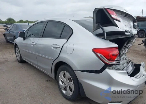 2013 Honda Civic Lx z USA, uszkodzony, nr VIN 2HGFB2F55DH587415